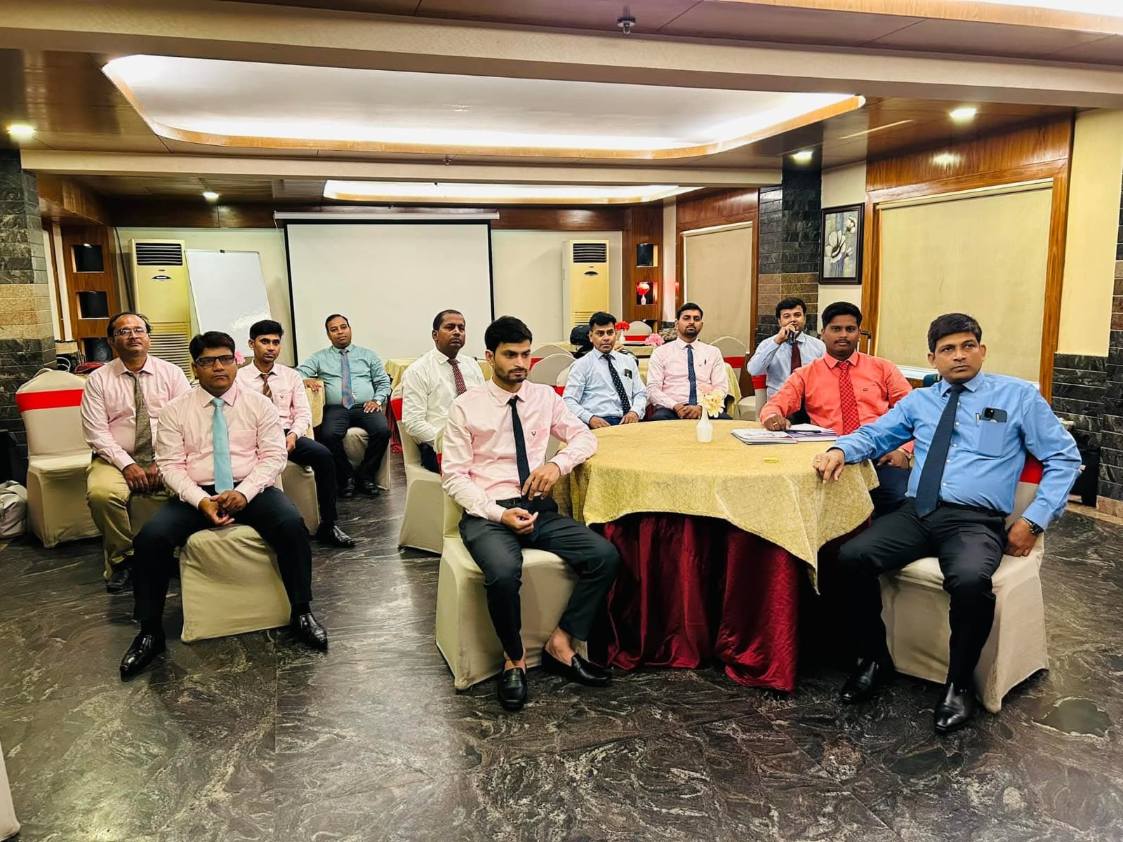 Aslay Biogen medical representatives attending a product training session