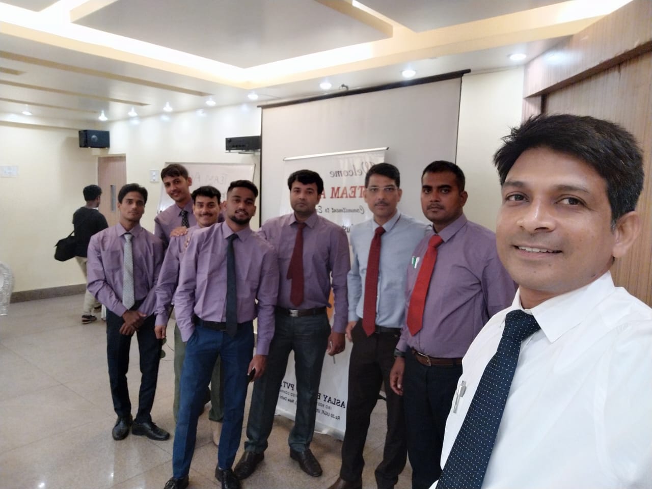 Aslay Biogen field staff at a Team Aslay conference in Patna