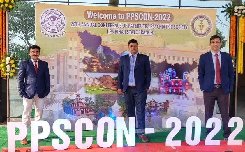 Aslay Biogen representatives at PPSCON 2022, the 26th Annual Conference of Patliputra Psychiatric Society